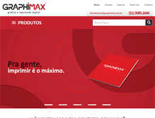 Tablet Screenshot of graphimax.com.br